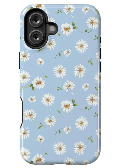 Daisy Daydream | Baby Blue Floral Case iPhone Case get.casely Essential + MagSafe® iPhone 16 Plus