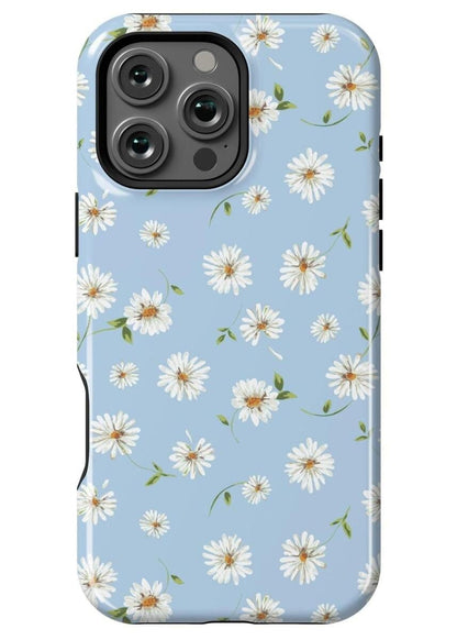 Daisy Daydream | Baby Blue Floral Case iPhone Case get.casely Essential + MagSafe® iPhone 16 Pro Max