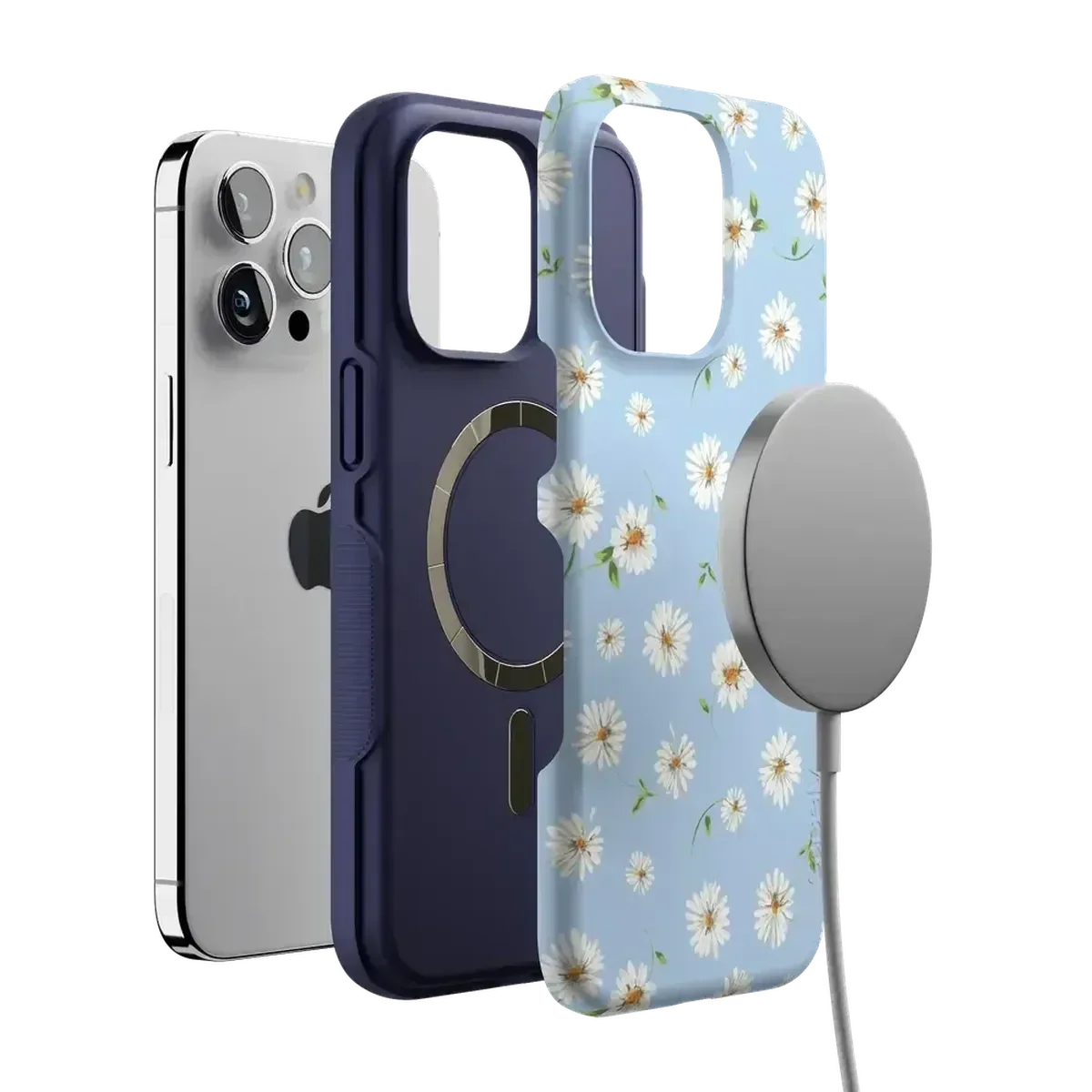 Daisy Daydream | Baby Blue Floral Case iPhone Case get.casely