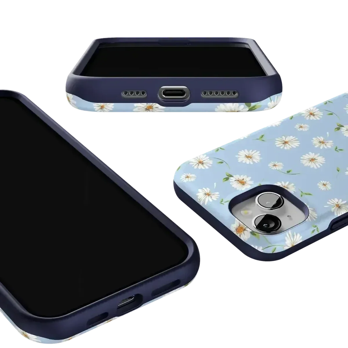 Daisy Daydream | Baby Blue Floral Case iPhone Case get.casely