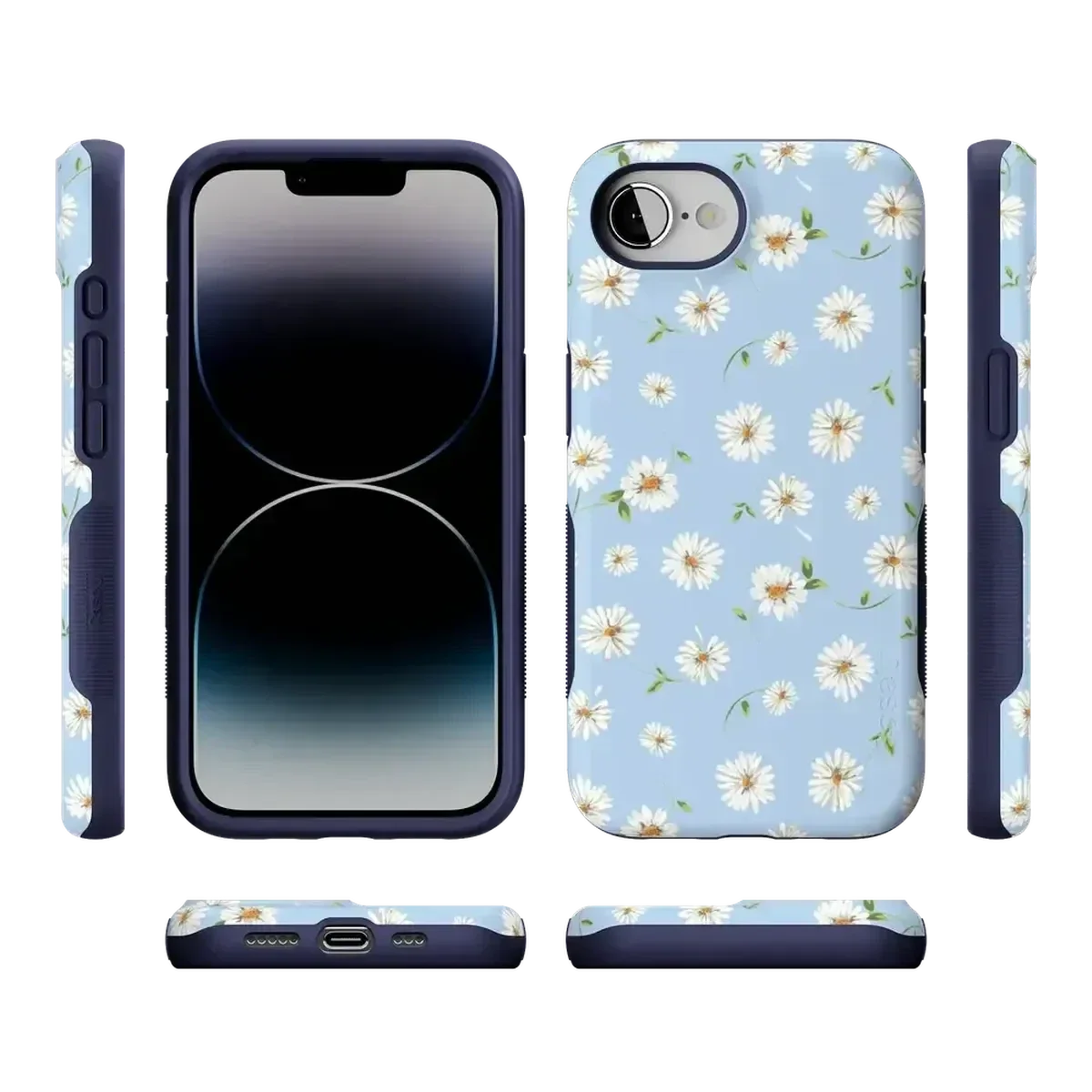 Daisy Daydream | Baby Blue Floral Case iPhone Case get.casely
