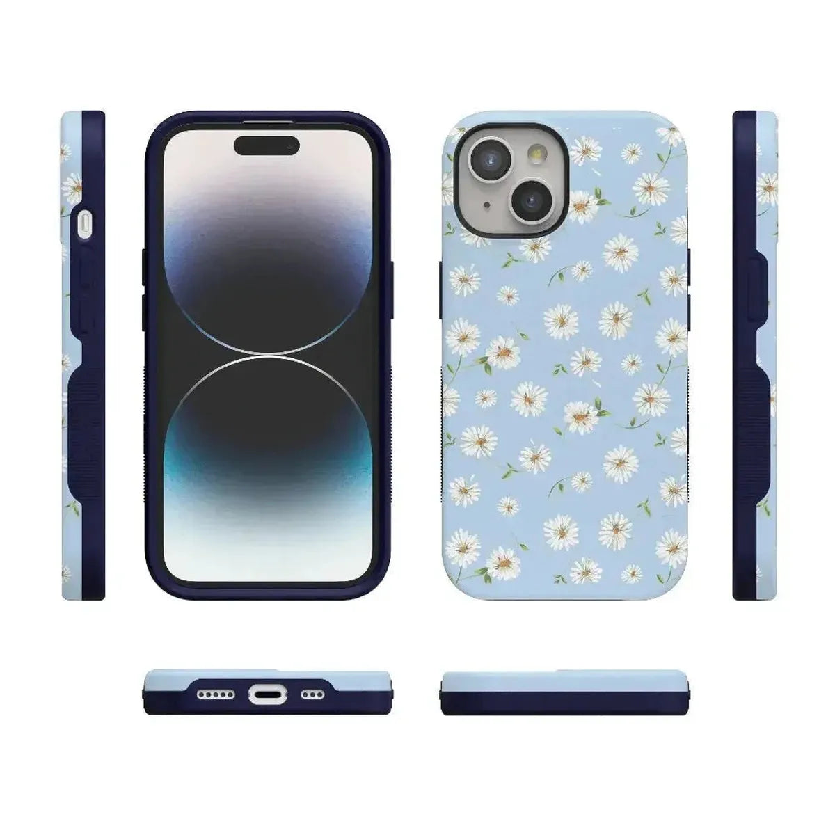Daisy Daydream | Baby Blue Floral Case iPhone Case get.casely