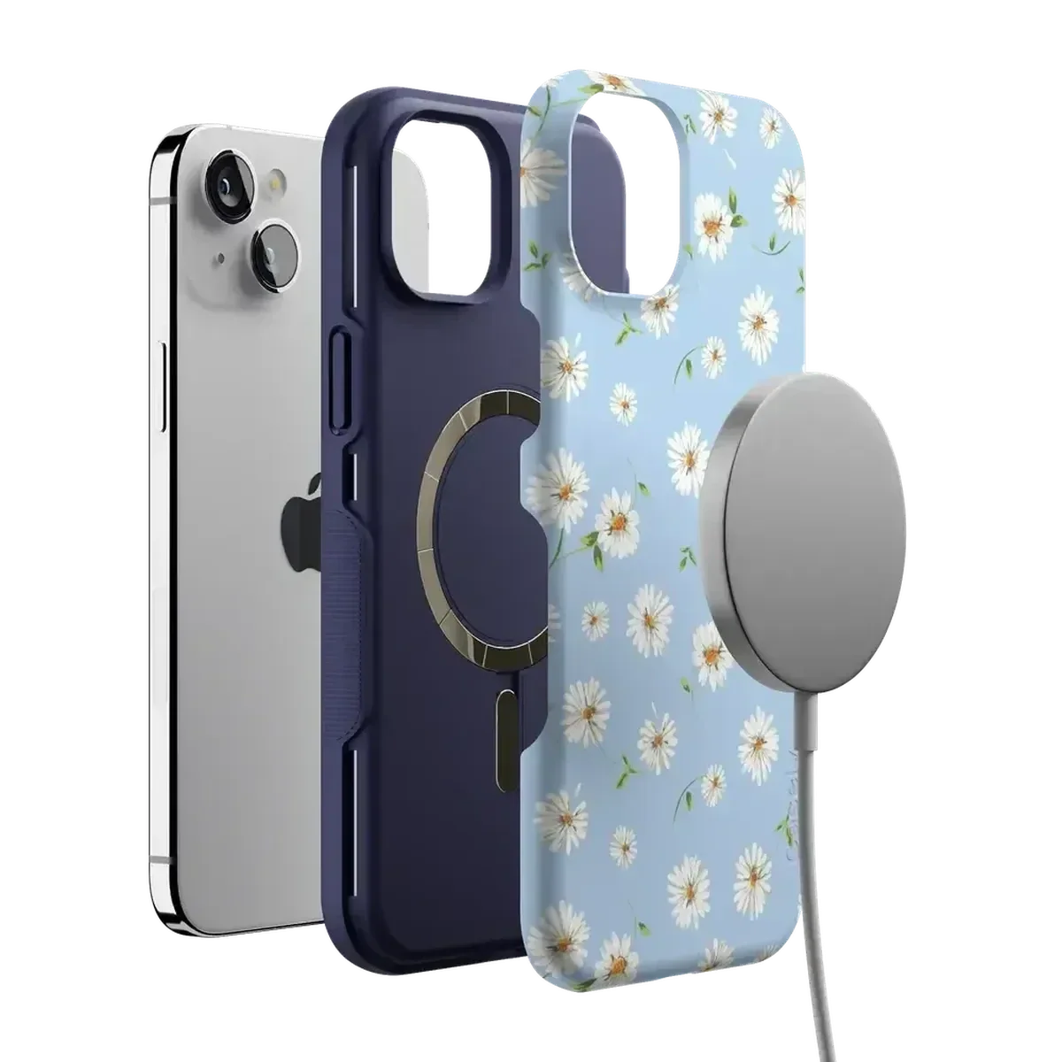 Daisy Daydream | Baby Blue Floral Case iPhone Case get.casely