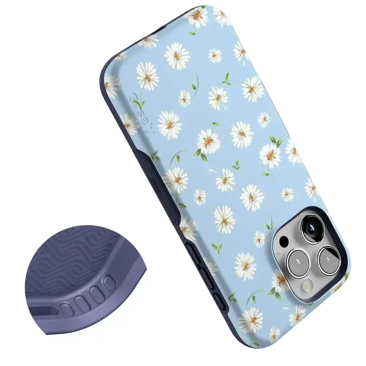 Daisy Daydream | Baby Blue Floral Case iPhone Case get.casely