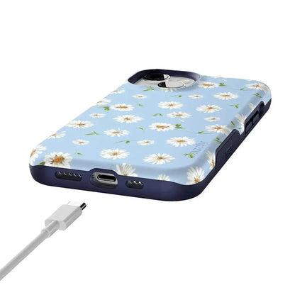 Daisy Daydream | Baby Blue Floral Case iPhone Case get.casely