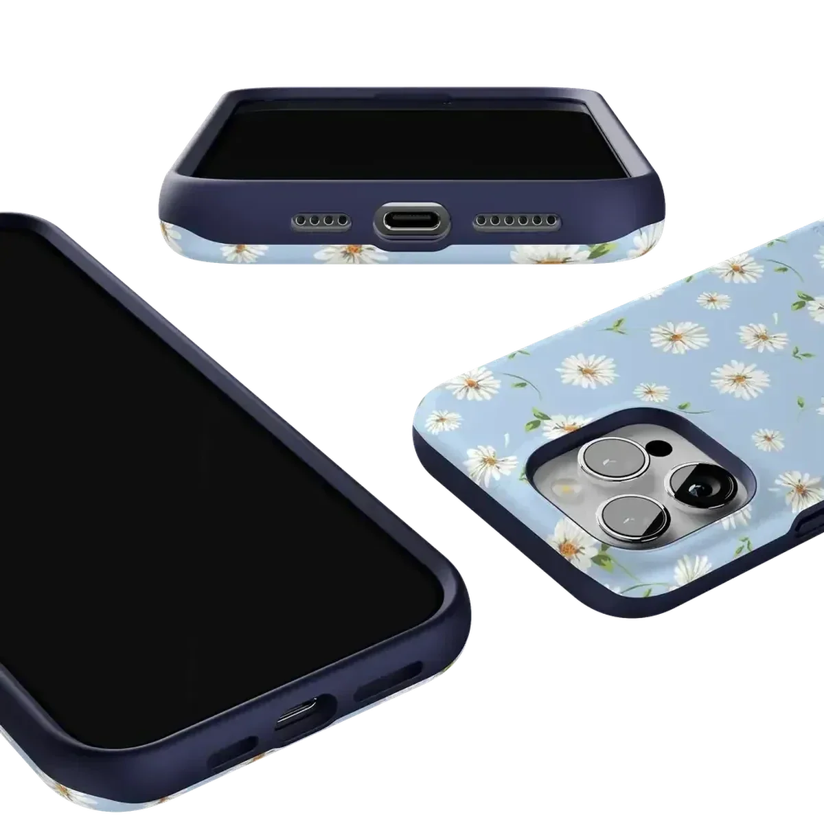 Daisy Daydream | Baby Blue Floral Case iPhone Case get.casely