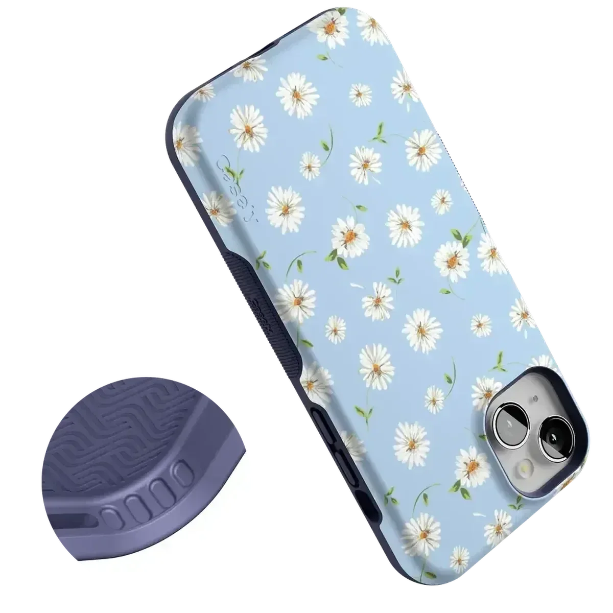 Daisy Daydream | Baby Blue Floral Case iPhone Case get.casely