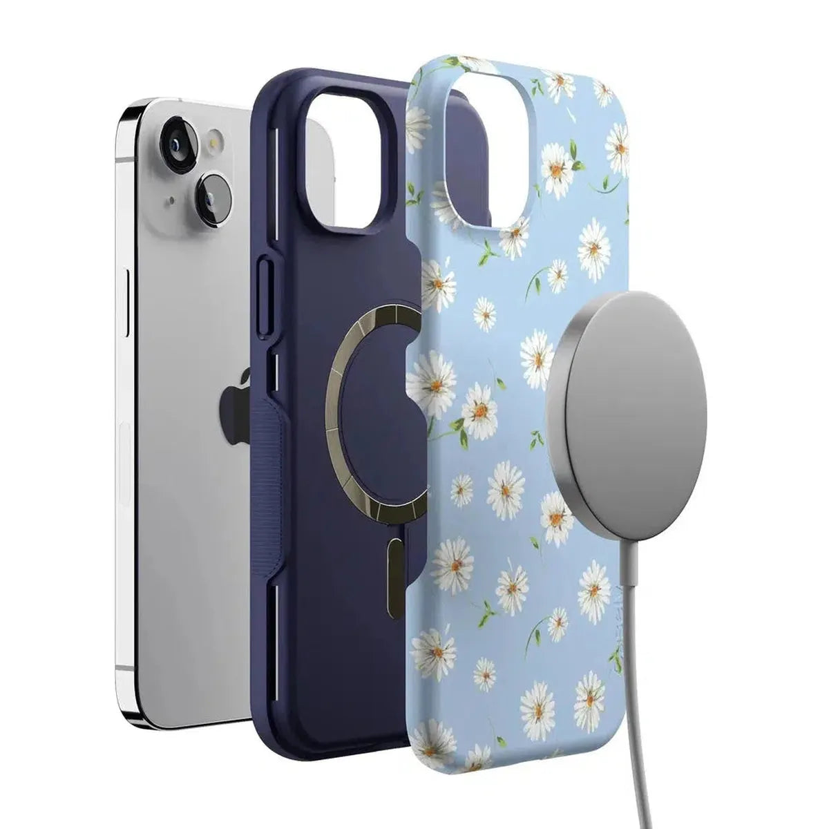 Daisy Daydream | Baby Blue Floral Case iPhone Case get.casely