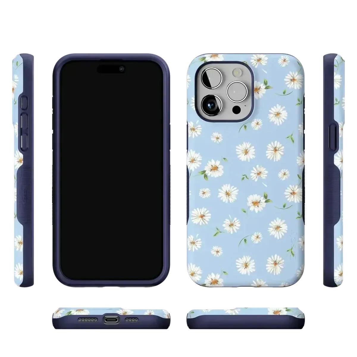 Daisy Daydream | Baby Blue Floral Case iPhone Case get.casely