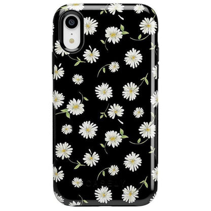 Daisy Daydream | Black Floral Case iPhone Case get.casely Bold iPhone XR