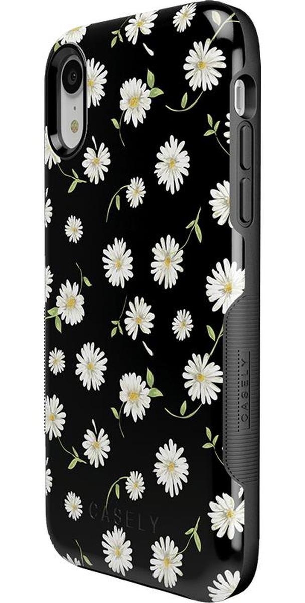 Daisy Daydream | Black Floral Case iPhone Case get.casely