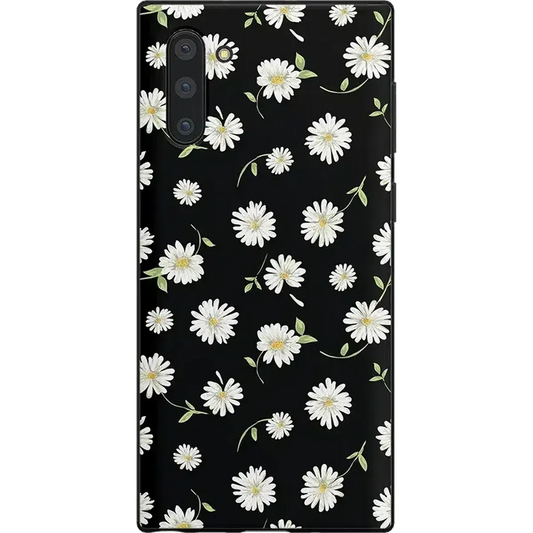 Daisy Daydream | Black Floral Samsung Case Samsung Case get.casely Classic Galaxy Note 10 Plus