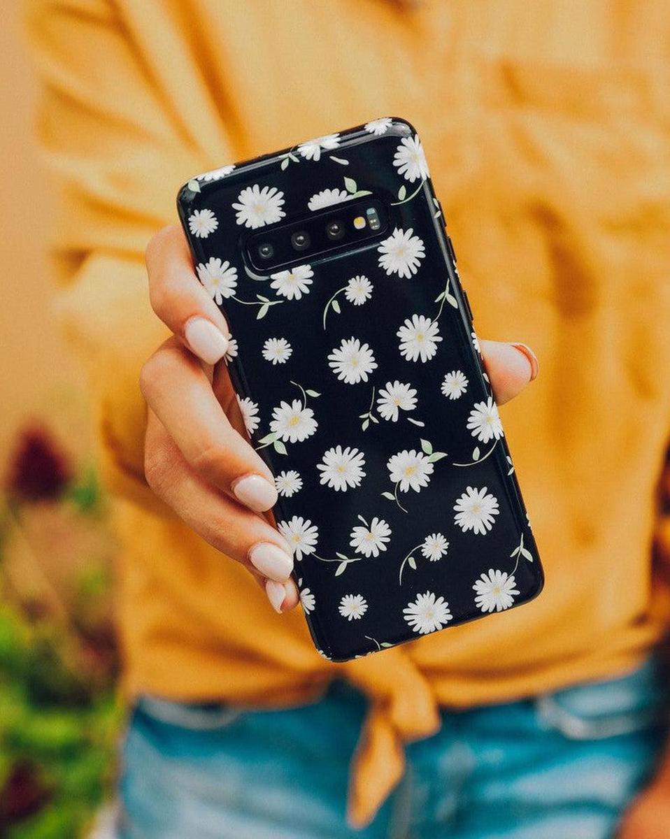 Daisy Daydream | Black Floral Samsung Case Samsung Case get.casely