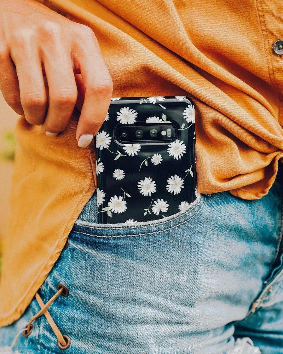 Daisy Daydream | Black Floral Samsung Case Samsung Case get.casely