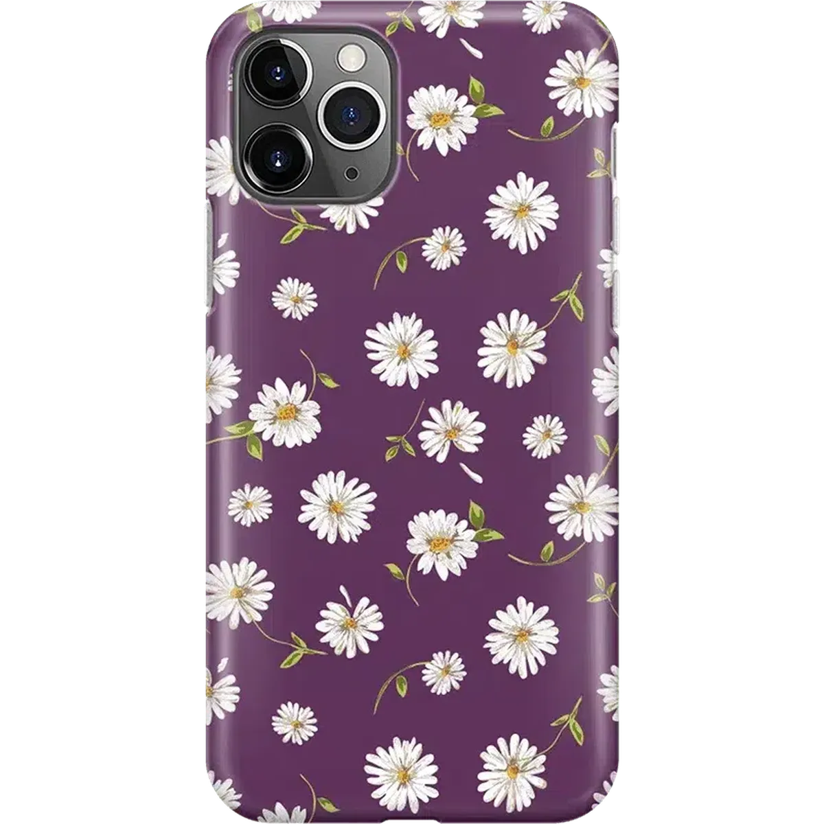 Daisy Daydream | Plum Purple Floral Case iPhone Case get.casely Classic iPhone 11 Pro