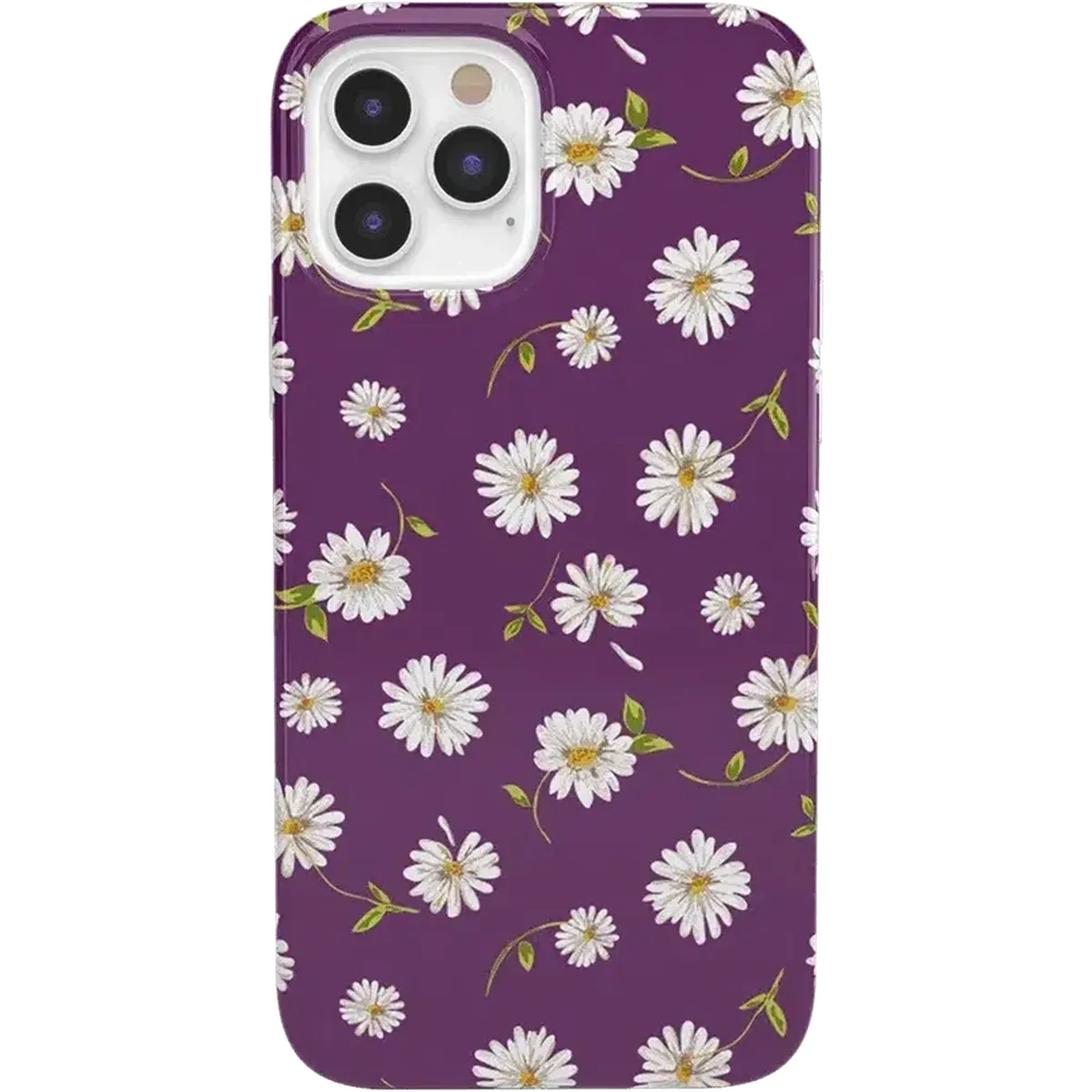Daisy Daydream | Plum Purple Floral Case iPhone Case get.casely Classic iPhone 12 Pro
