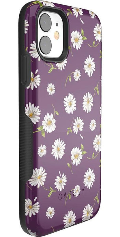 Daisy Daydream | Plum Purple Floral Case iPhone Case get.casely