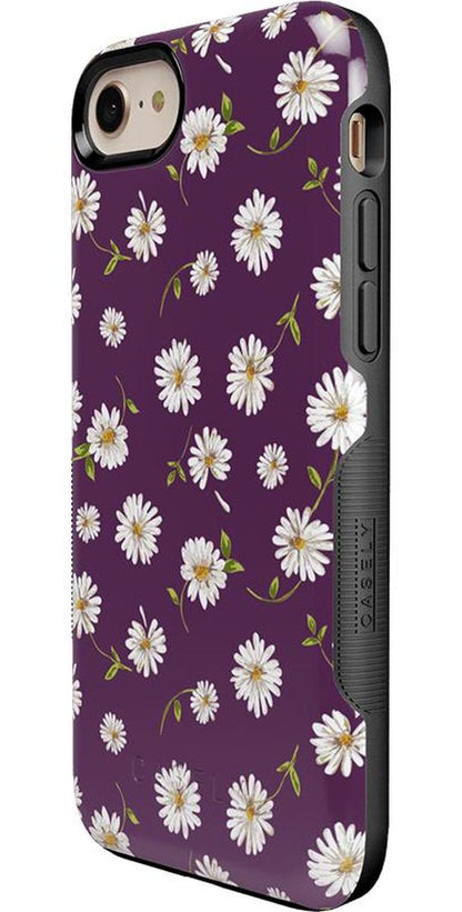 Daisy Daydream | Plum Purple Floral Case iPhone Case get.casely