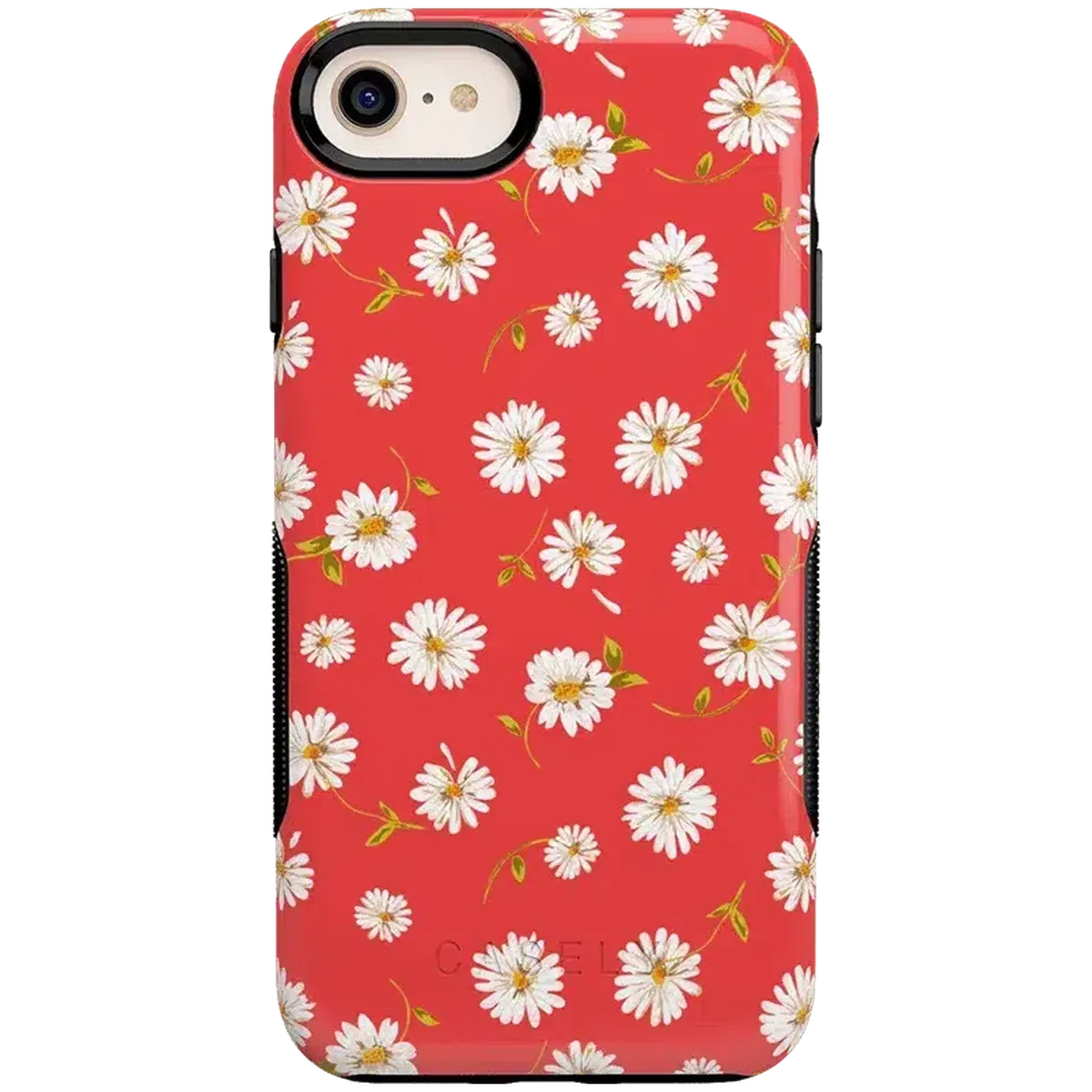 Daisy Daydream | Red Coral Floral Case iPhone Case get.casely Bold iPhone 6/7/8