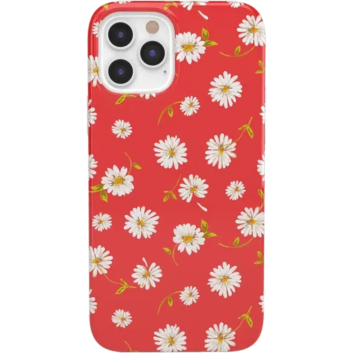 Daisy Daydream | Red Coral Floral Case iPhone Case get.casely Classic iPhone 12 Pro Max