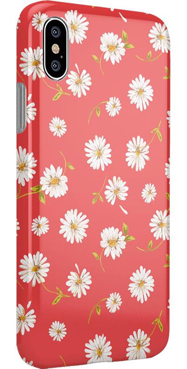 Daisy Daydream | Red Coral Floral Case iPhone Case get.casely