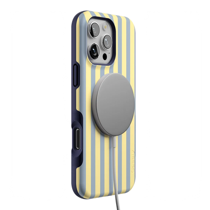 Coastline Stripes | Blue & Yellow Case
