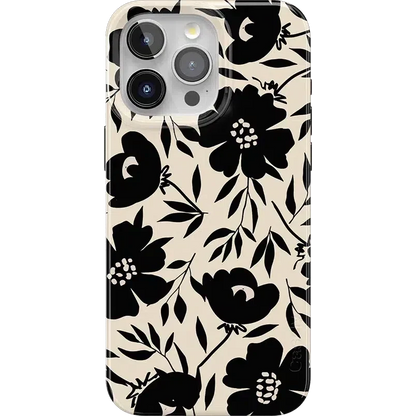 Dark Fantasy | Contrast Floral Case iPhone Case get.casely Classic + MagSafe® iPhone 15 Pro Max