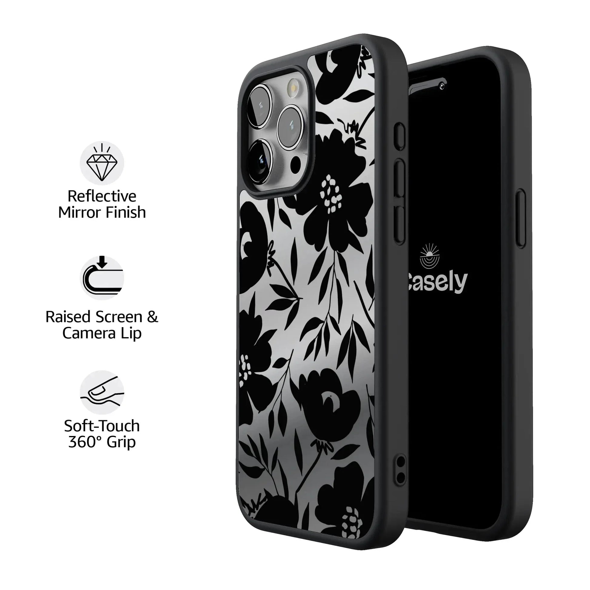 Dark Fantasy | Contrast Floral Case iPhone Case get.casely