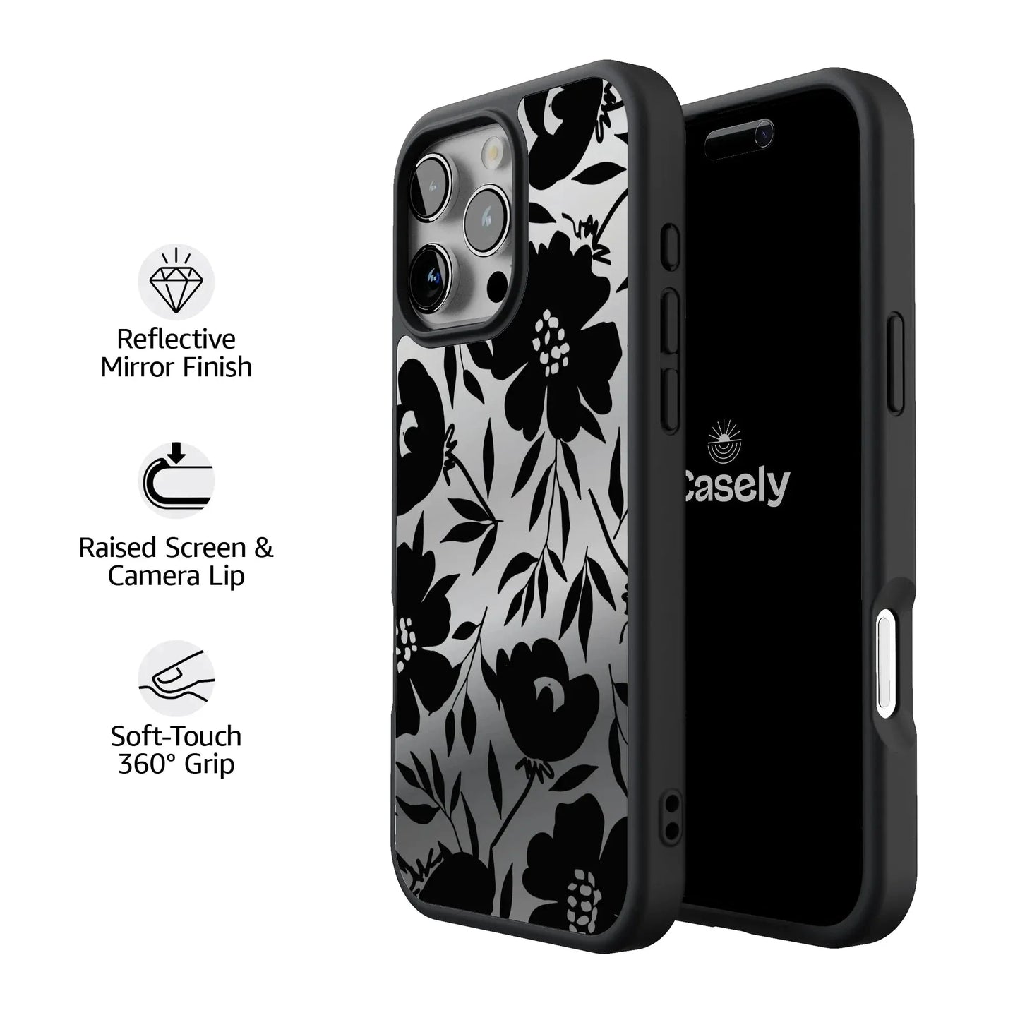 Dark Fantasy | Contrast Floral Case iPhone Case get.casely