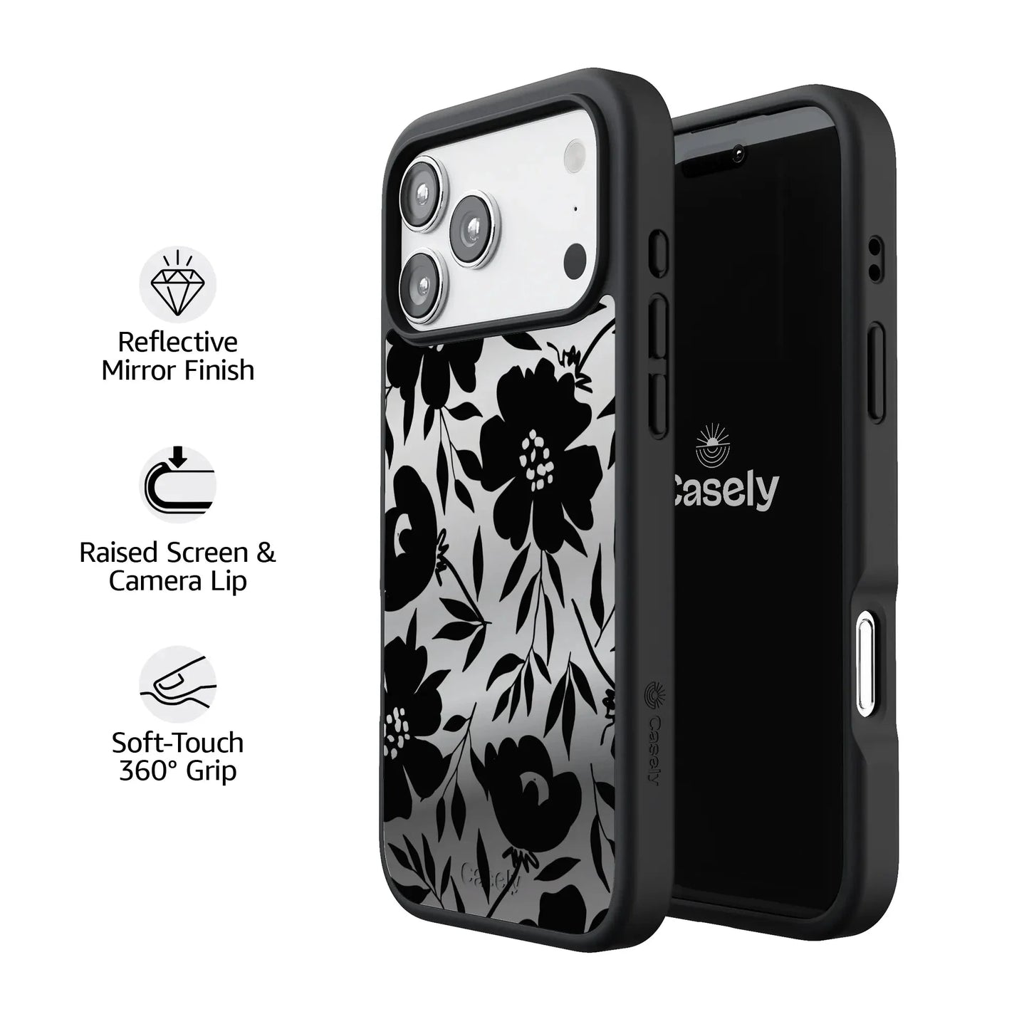 Dark Fantasy | Contrast Floral Case iPhone Case get.casely