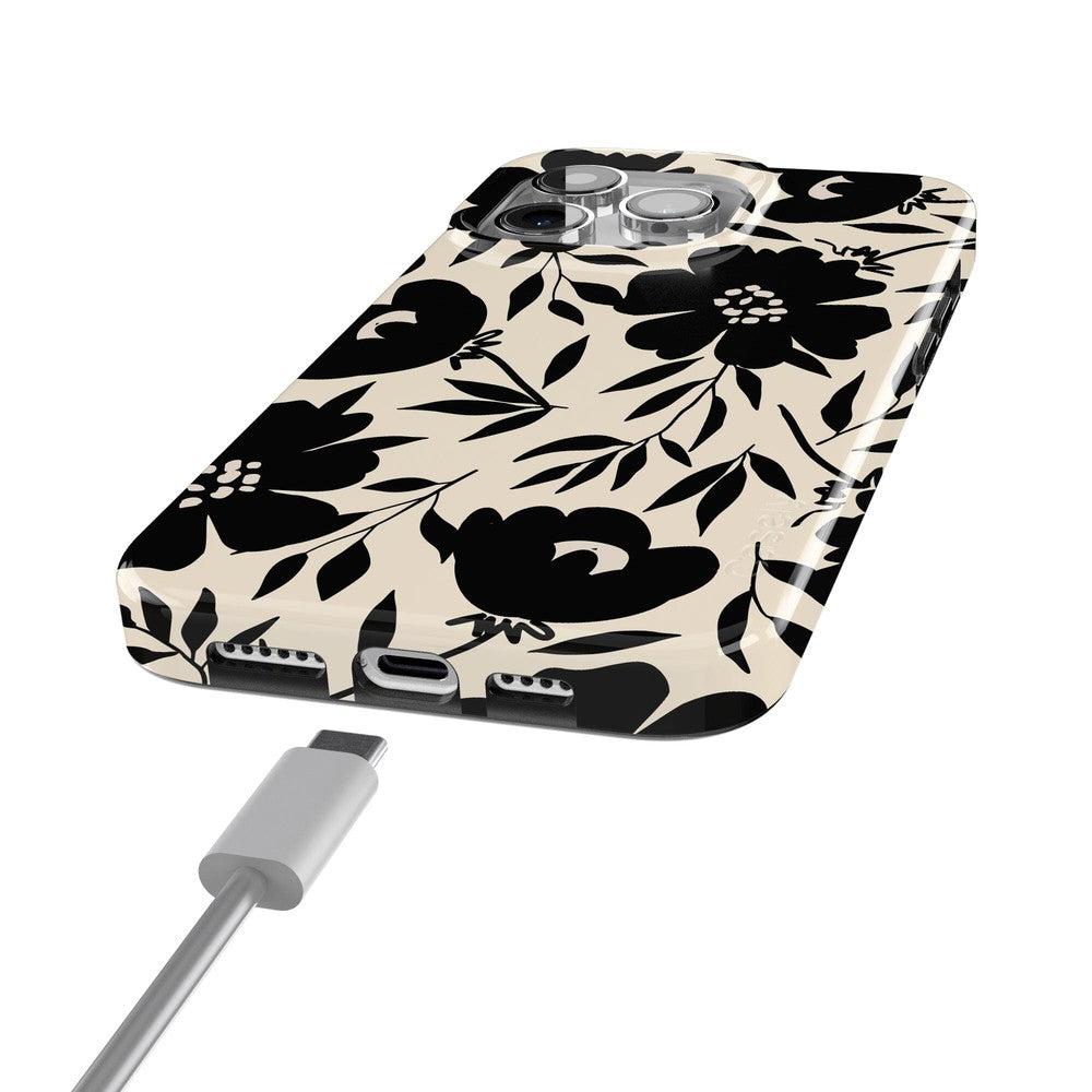 Dark Fantasy | Contrast Floral Case iPhone Case get.casely