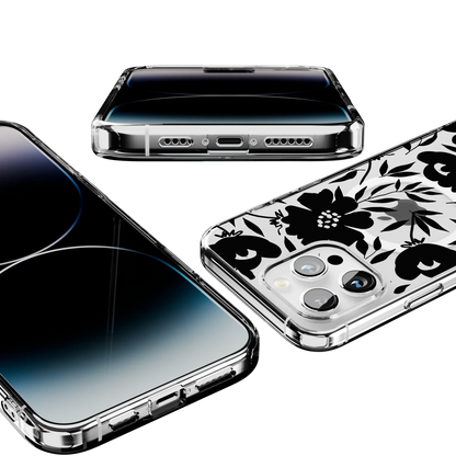 Dark Fantasy | Contrast Floral Case iPhone Case get.casely