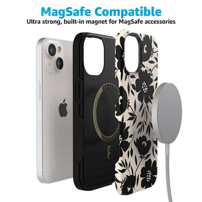 Dark Fantasy | Contrast Floral Case iPhone Case get.casely