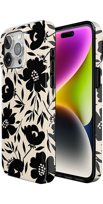 Dark Fantasy | Contrast Floral Case iPhone Case get.casely