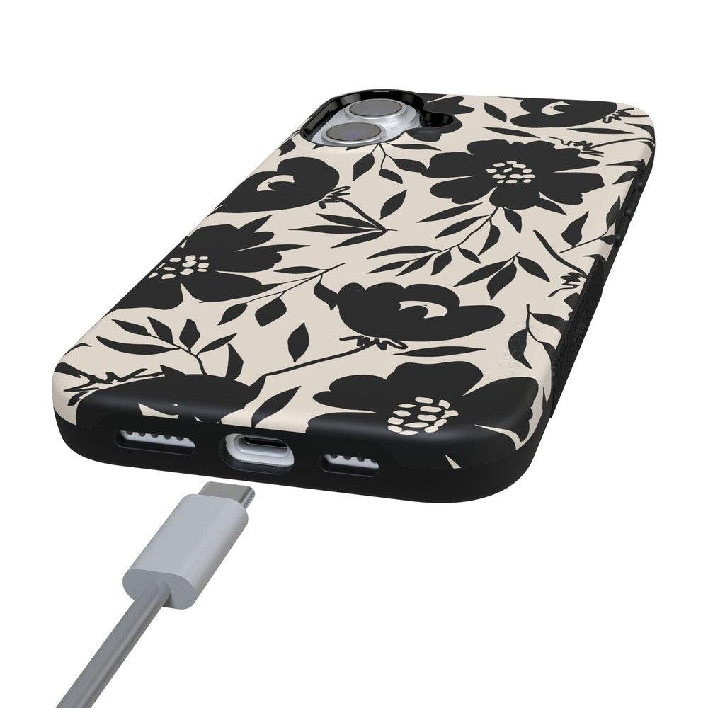 Dark Fantasy | Contrast Floral Case iPhone Case get.casely
