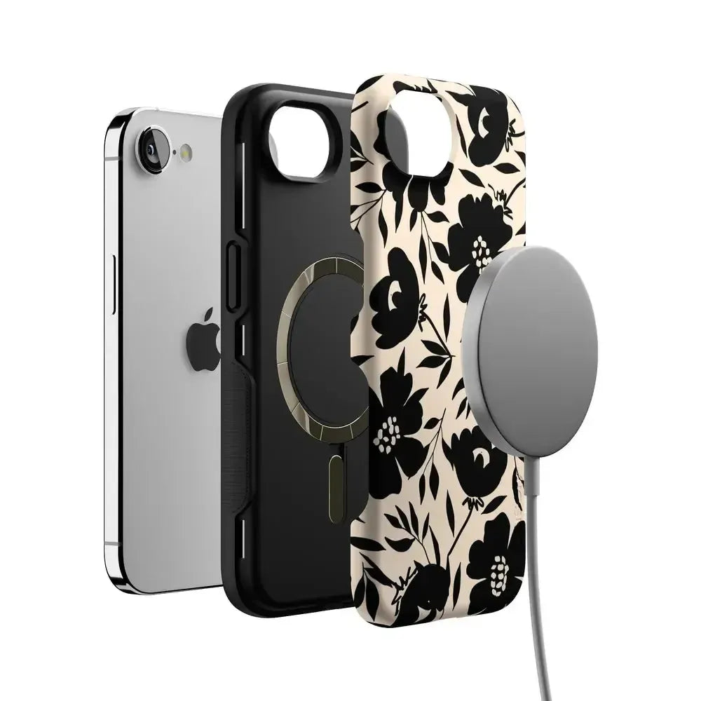 Dark Fantasy | Contrast Floral Case iPhone Case get.casely