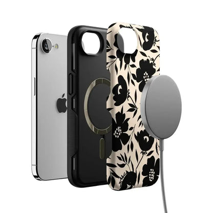 Dark Fantasy | Contrast Floral Case iPhone Case get.casely