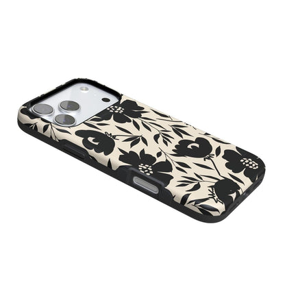 Dark Fantasy | Contrast Floral Case iPhone Case get.casely