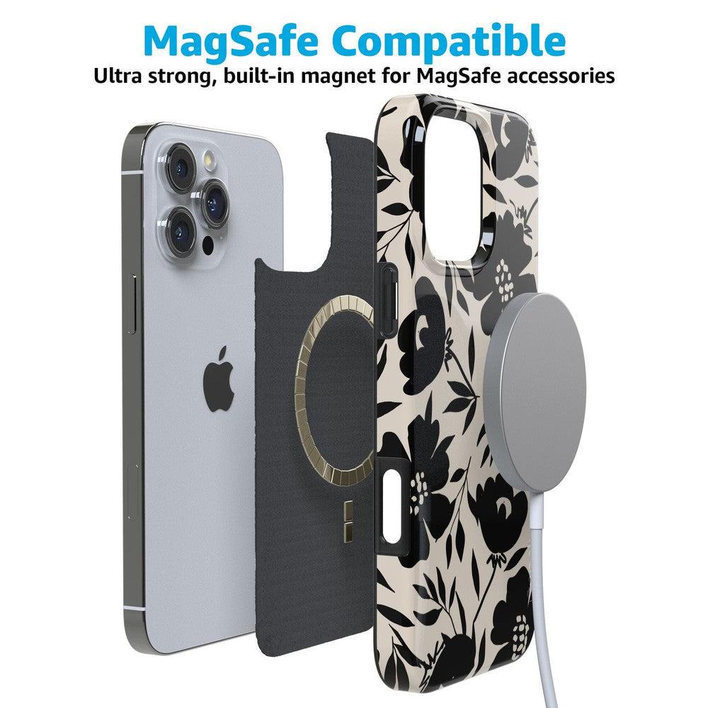 Dark Fantasy | Contrast Floral Case iPhone Case get.casely