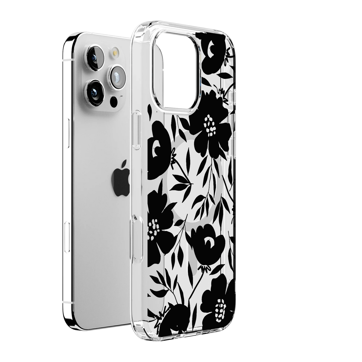 Dark Fantasy | Contrast Floral Case iPhone Case get.casely