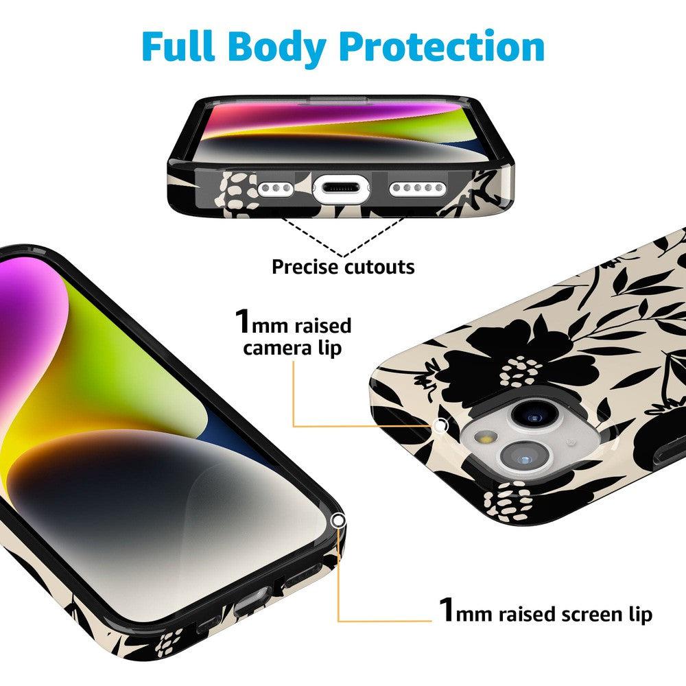 Dark Fantasy | Contrast Floral Case iPhone Case get.casely