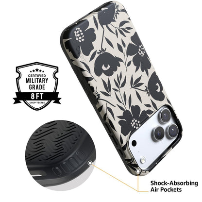 Dark Fantasy | Contrast Floral Case iPhone Case get.casely