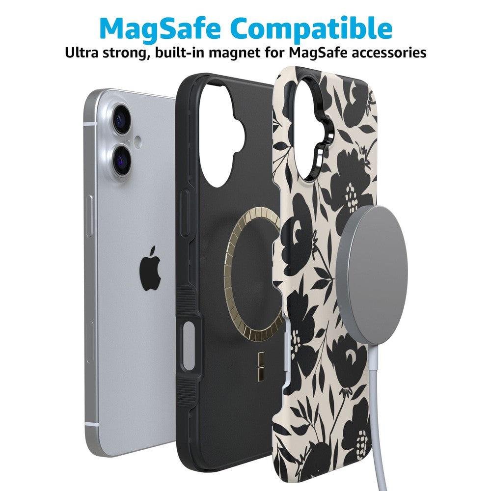 Dark Fantasy | Contrast Floral Case iPhone Case get.casely