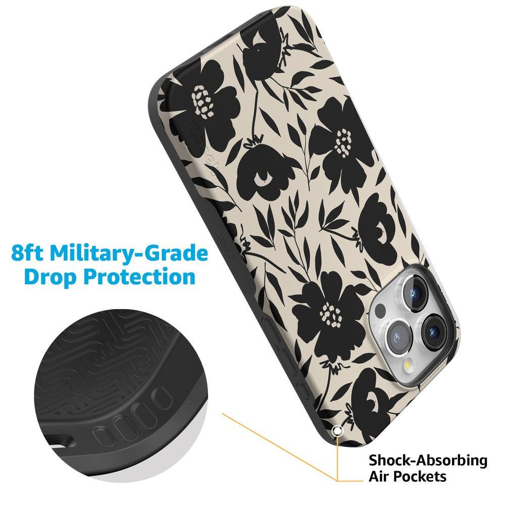 Dark Fantasy | Contrast Floral Case iPhone Case get.casely