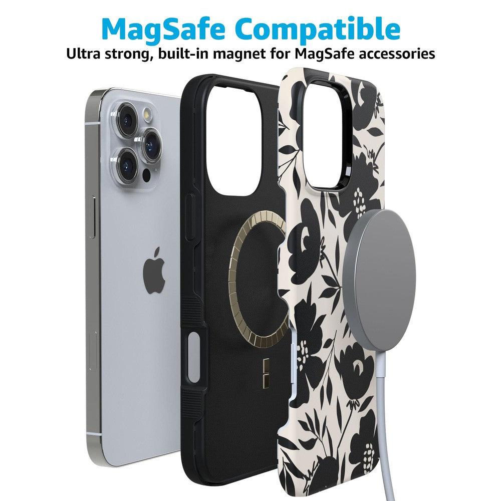 Dark Fantasy | Contrast Floral Case iPhone Case get.casely