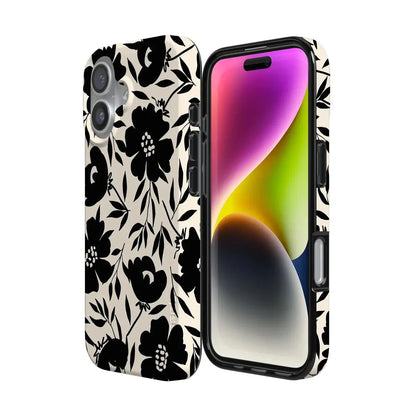 Dark Fantasy | Contrast Floral Case iPhone Case get.casely