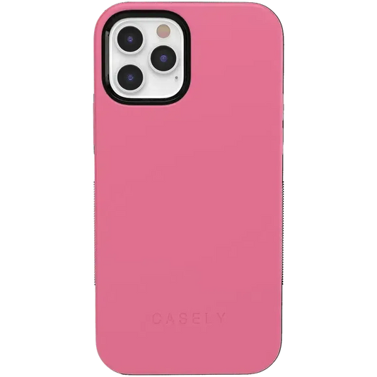 Dark Pink on Pink | Ultra-Protective Bold Case iPhone Case get.casely Bold iPhone 12 Pro Max
