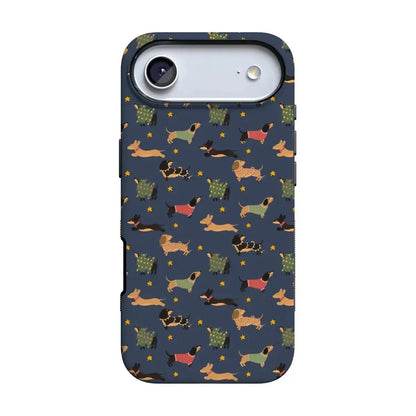 Dashing Doxies | Dachshund Dog Case Phone Case Casetry Bold Flex + MagSafe® iPhone 17 Air