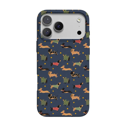 Dashing Doxies | Dachshund Dog Case Phone Case Casetry Classic + MagSafe® iPhone 17 Pro Max