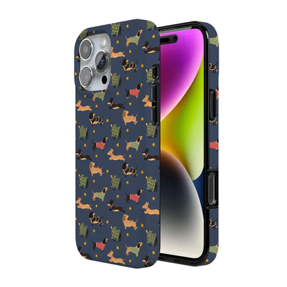 Dashing Doxies | Dachshund Dog Case Phone Case Casetry